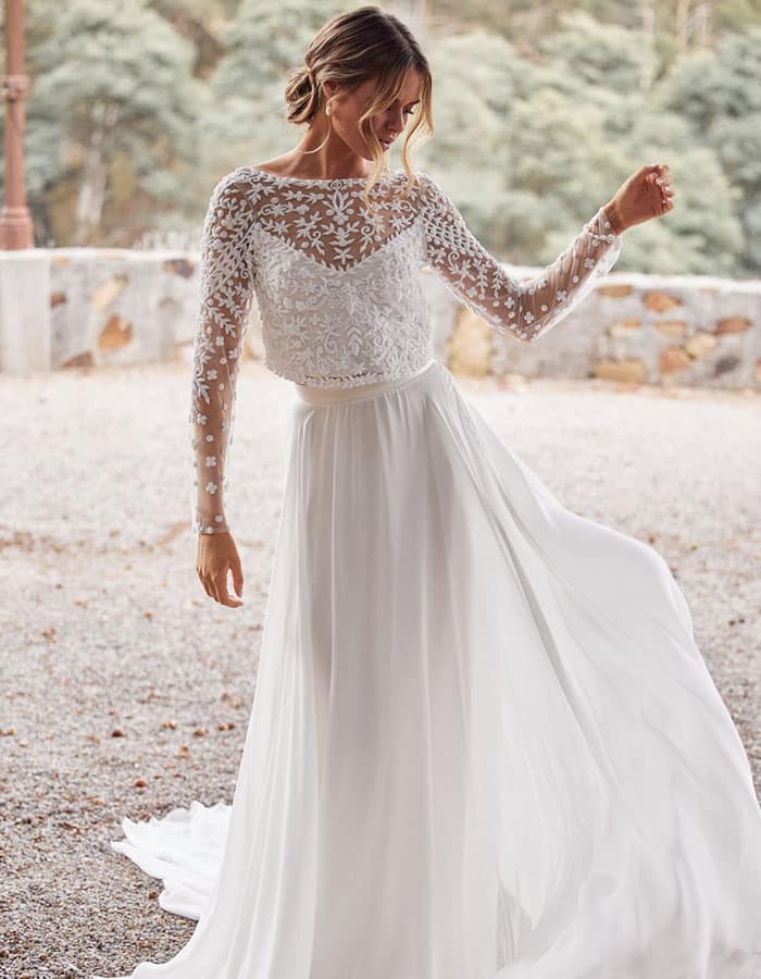Anna Campbell Lissia Topper Wedding Dress