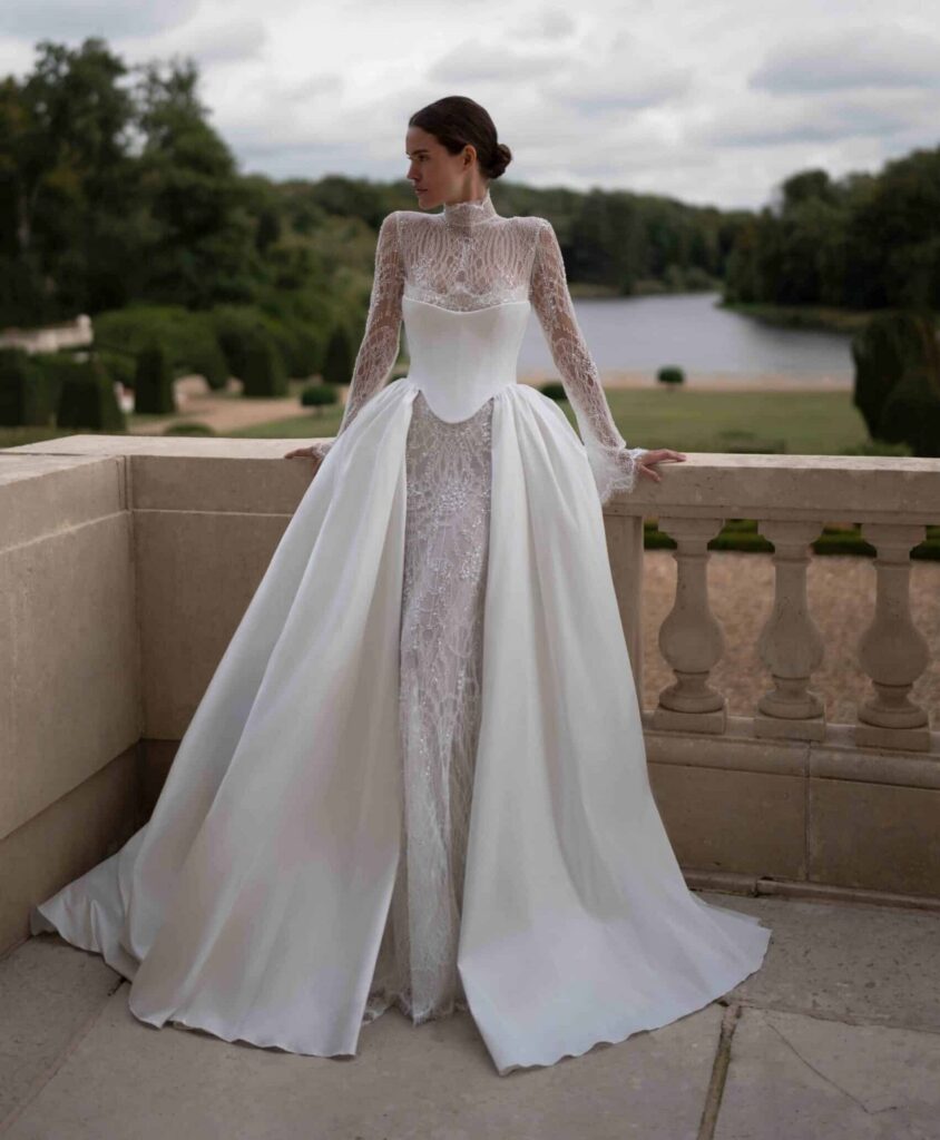 Lee Petra Grebenau Crown Wedding Dress