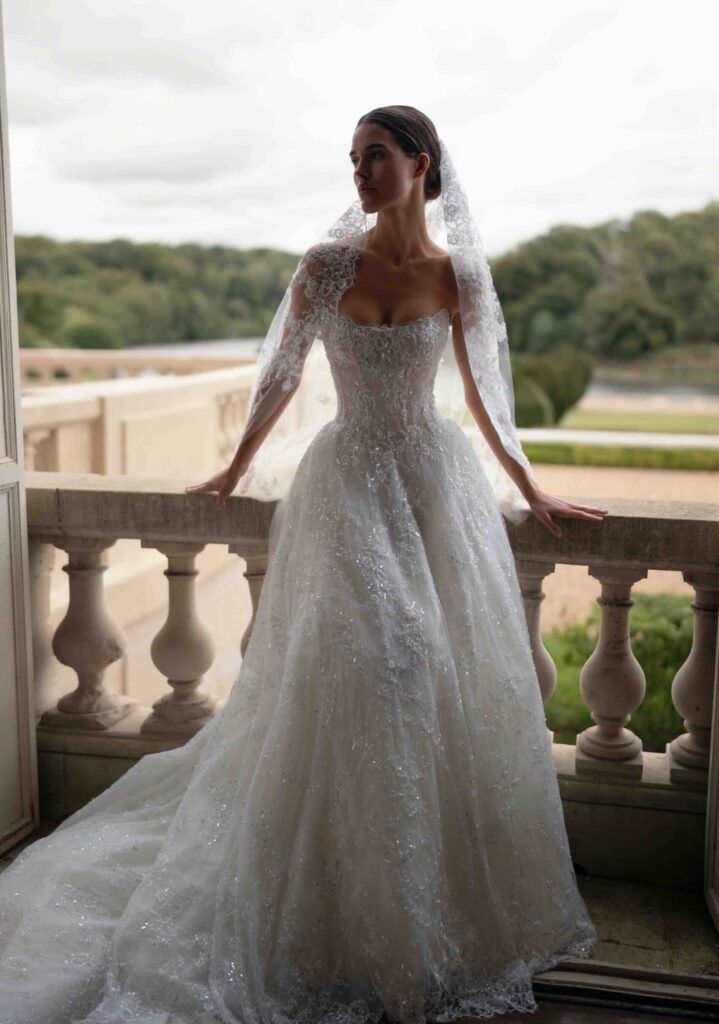 Lee Petra Grebenau Ivory Wedding Dress