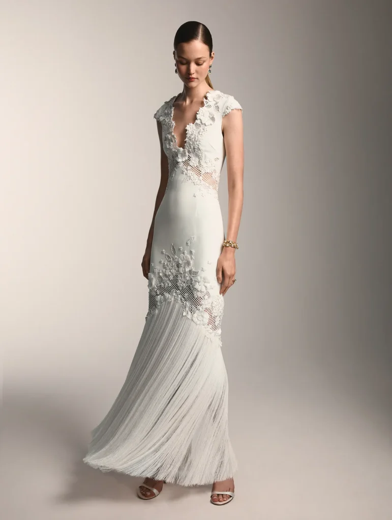 Oscar de la Renta Look 6 Wedding Dress