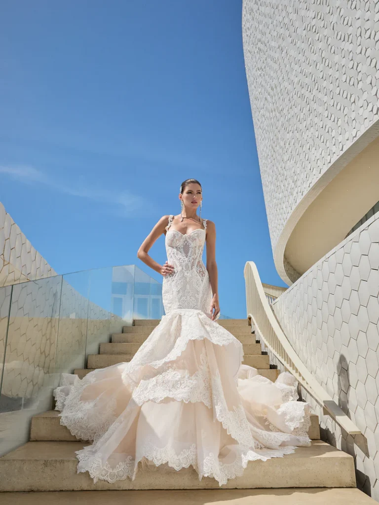 Galia Lahav Pompadour Wedding Dress
