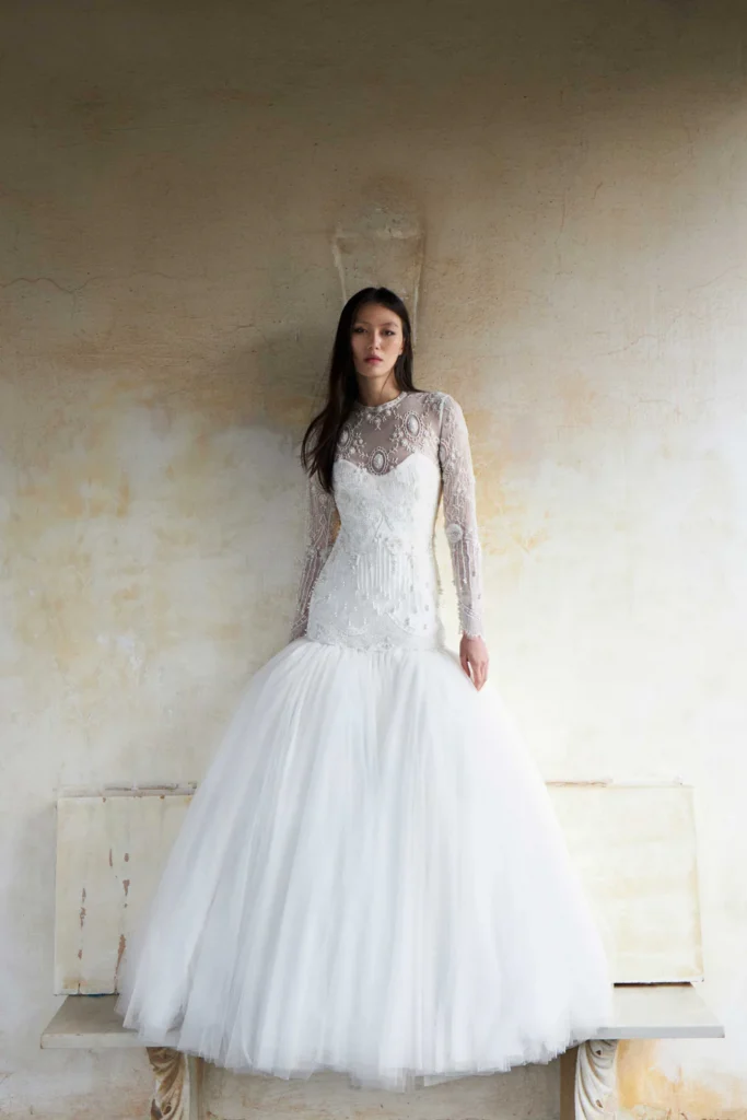 Costarellos Look 5 Wedding Dress