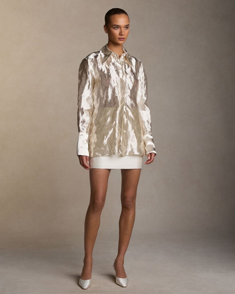 Danielle Frankel Val Metal Organdy