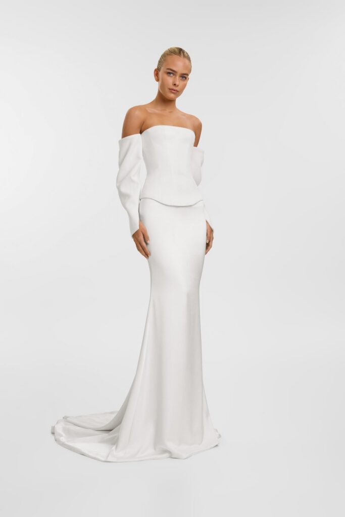 KYHA Studios Maier Sleeves Wedding Dress
