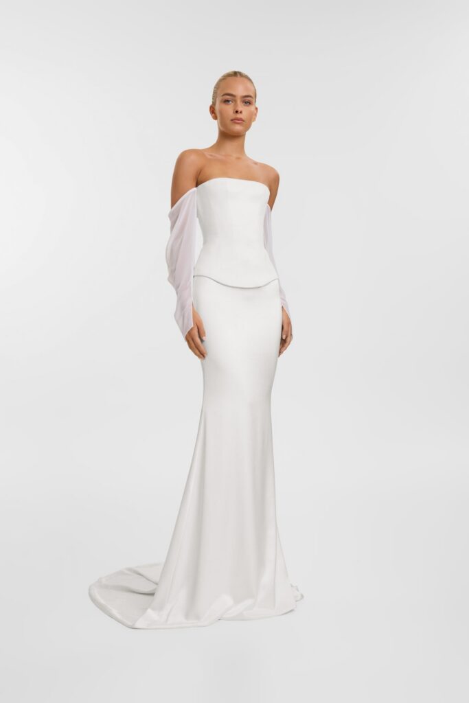 KYHA Studios Otago Sleeves Wedding Dress