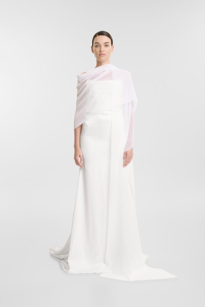 KYHA Studios Sutton Necktie Wedding Dress