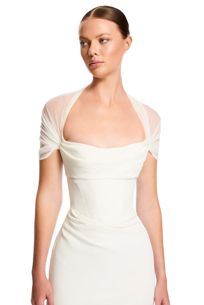 KYHA Studios Abert Wrap Wedding Dress